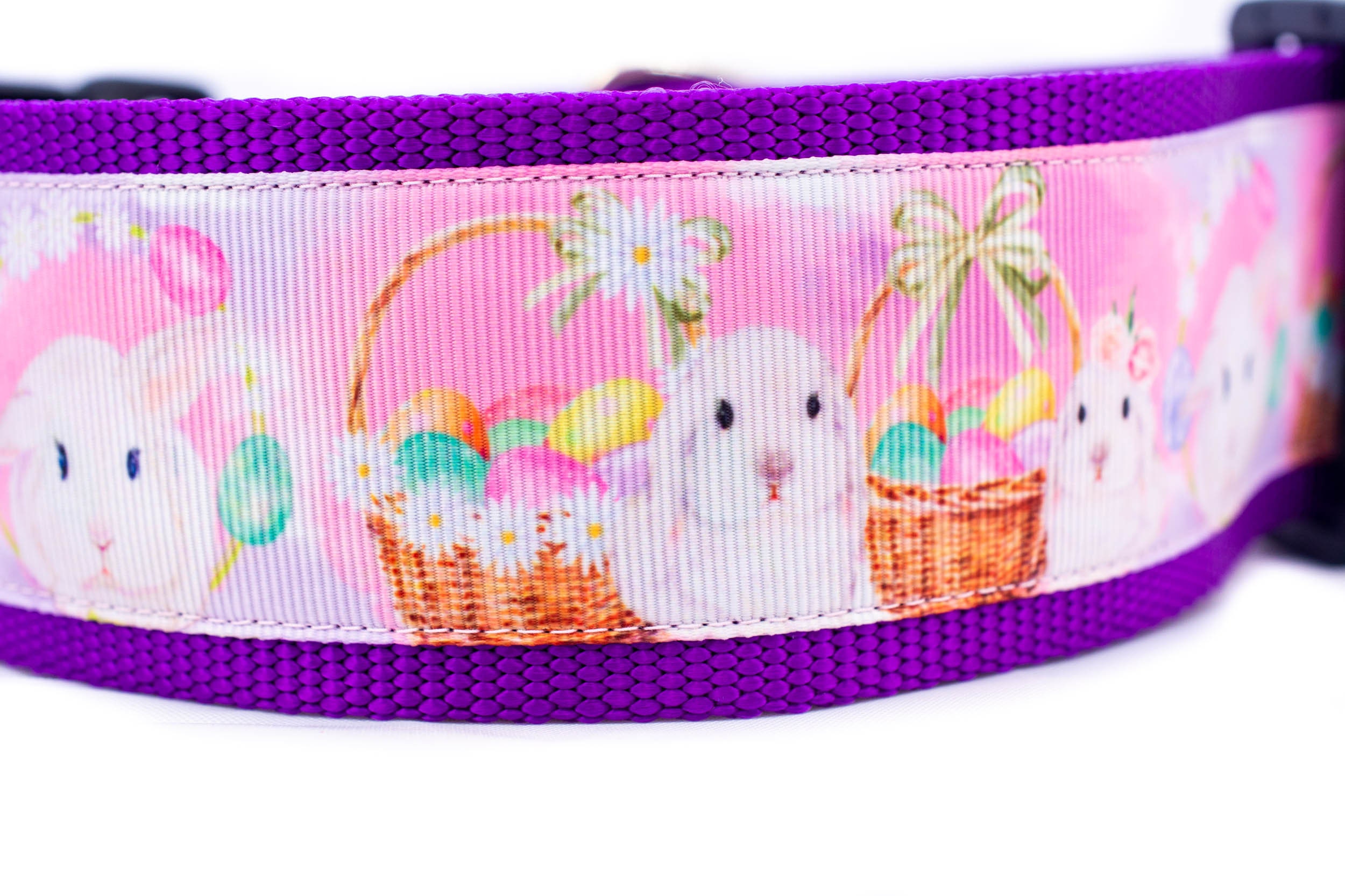 Purple Easter Bunny Dog Collar 2 inch wide Dog Collar Etsy