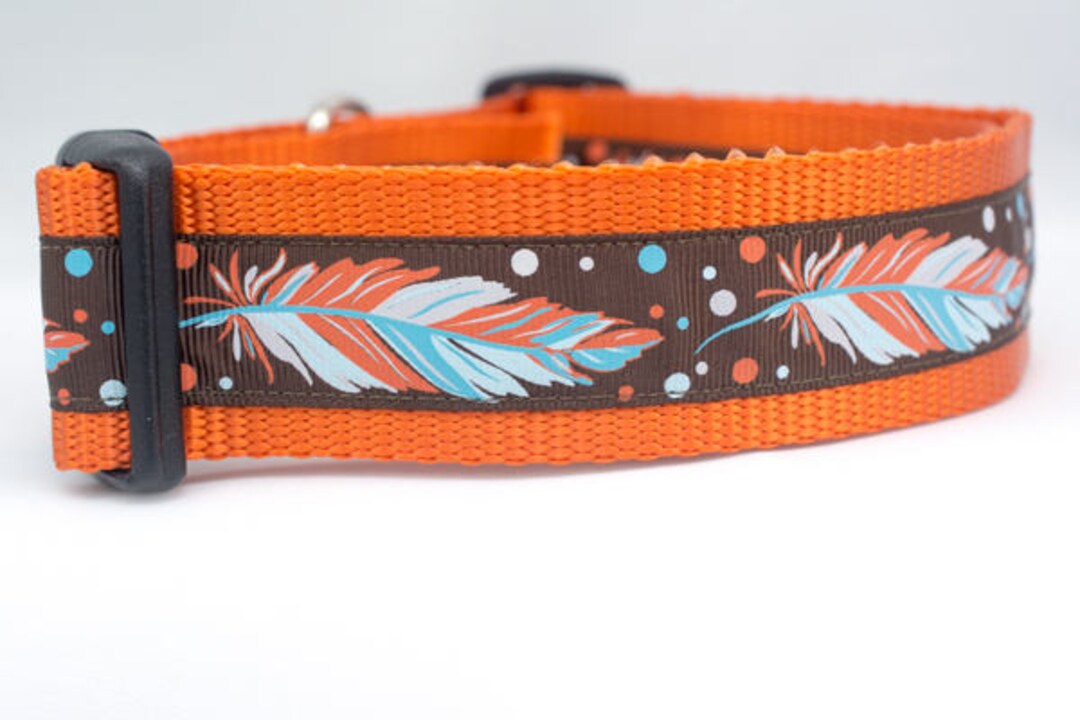 Native Dog Collar 1.5 Inch Wide Buckle or Martingale Etsy