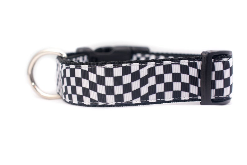 Race Day Dog Collar 1 inch wide buckle or martingale Etsy