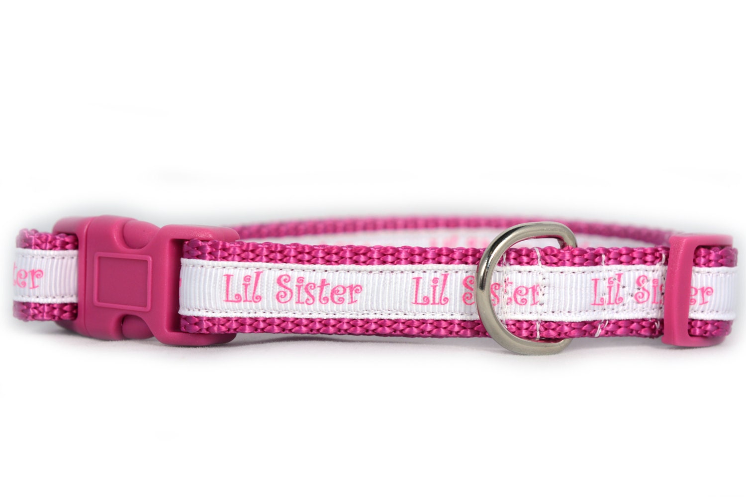 Little Sister Dog Collar 5/8 or 3/4 Inch Wide Lil Sis Dog Etsy