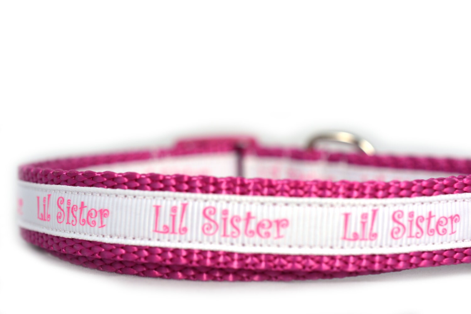 Little Sister Dog Collar 5/8 or 3/4 Inch Wide Lil Sis Dog Etsy