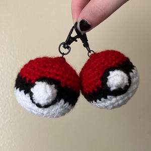 pokeball keychain