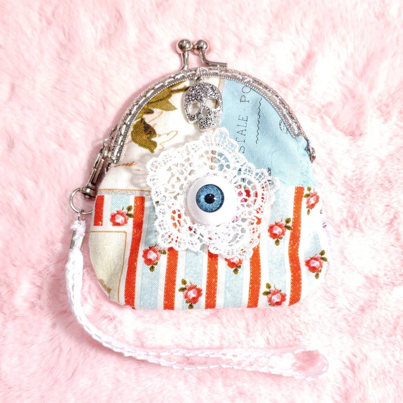 stash holder Strange and unusual coin purse oddities vintage coin purse mothers day gift Victorian coin purse feminine coin purse