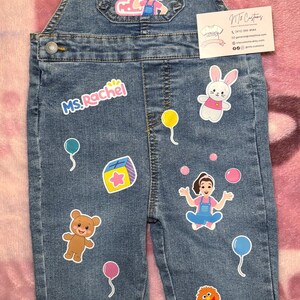 Personalized Custom Ms Teacher Birthday Outfit Overalls & T-shirt Set ...