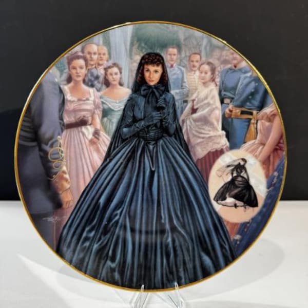 Widow's Weeds - Scarlett O'Hara - Gone With the Wind - Collector's Plate