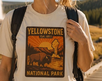 Yellowstone National Park T-Shirt: Vintage Nature Lover Tee