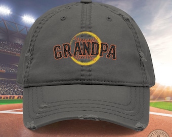 San Francisco Baseball Grandpa Embroidered Hat | Giants Grandfather Vintage Cap