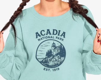 Acadia National Park Sweatshirt: Komfort-Farben-Pullover im Vintage-Stil
