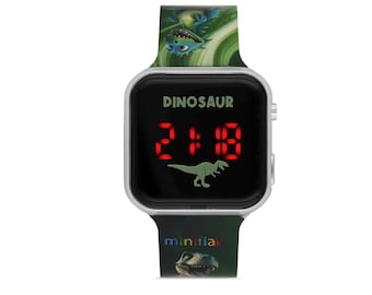 Miniflak Dinosaurier MFA-8001 Quadratische LED-Kinderuhr