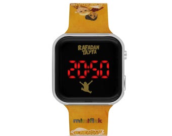 Miniflak Rafadan Tayfa quadratische LED-Kinderuhr-8001