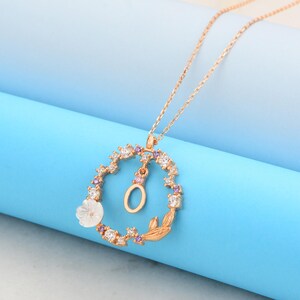 Joyas para mujer, letra O, artísticas, collar, regalo, joyas con envío rápido, diseño elegante, delicadas, plata única, regalo para ella - Plata