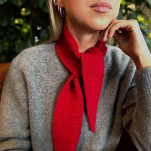 Handknitted Merino Wool Sophie Scarf