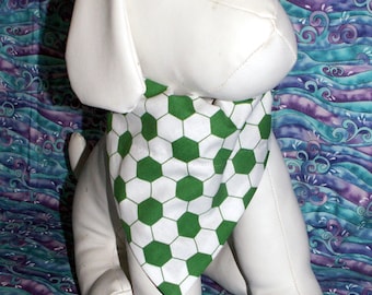 Soccer Dog Bandana, futbol, soccer ball, neckerchief, scarf