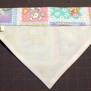 Dog Bandana, Easter, neckerchief, spring, basket, bunny, rabbit image 2