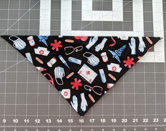 Dog Bandana, Nurse, Doctor, Hospital, Medical, neckerchief