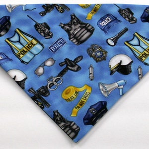Dog Bandana, Police, Law Enforcement, Neckerchief, Scarf