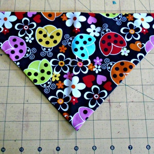 Ladybug Dog Bandana Ladybugs, Retro, Hippie