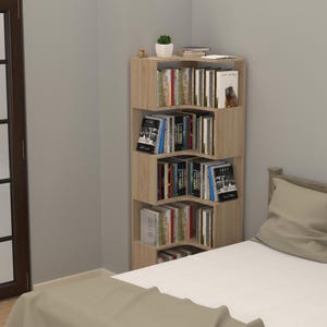 Decorative Corner Bookshelf DIY Plan – Easy-to-Follow PDF Instructions