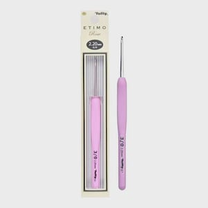 Tulip Etimo Rose Crochet Hook, pink tulip, Tulip Etimo Rose Pink Soft Grip Crochet hook, Ergonomic Cushion hook, crochet hook