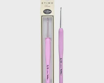Tulip Etimo Rose Crochet Hook, pink tulip, Tulip Etimo Rose Pink Soft Grip Crochet hook, Ergonomic Cushion hook, crochet hook