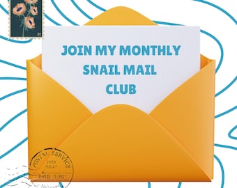 Letters From Lithuania - A monthly Snail-Mail Print Club