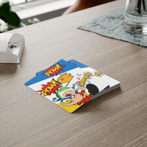 Cartas de Baralho Adventure Time | Finn The Human Jake The Dog Jogo de Cartas de Pôquer Presente Para Ela Para Ele Dia dos Namorados Aniversário Natal