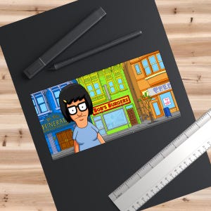 Bob&#39;s Burgers Bumper Sticker | Louise Gene Tina Bob Linda Belcher Bumper Sticker Indoor Outside Sticker Gift For Her For Him