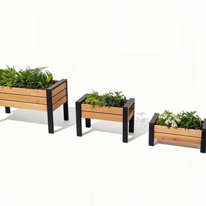 DIY Planter Box Pläne Set - Große & mittlere und kleine Größen Gartenbeete und Holzpflanzgefäße | Holzarbeitsplan (Digitaler Download)
