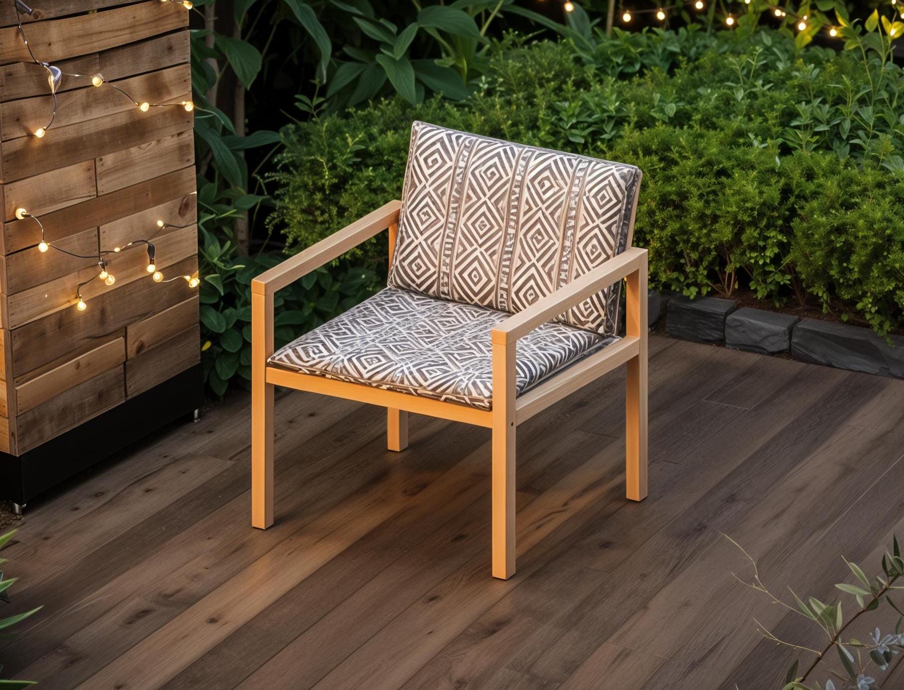 Wood low chair - Etsy België, image size:1817x1388