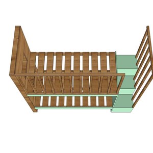 Step-by-step DIY plan for a minimalist built-in bunk bed for twin-size mattresses (38"x75" & 90x200 cm). Includes printable PDF woodworking instructions, cut list, and tools needed. Beginner-friendly digital file for modern furniture building