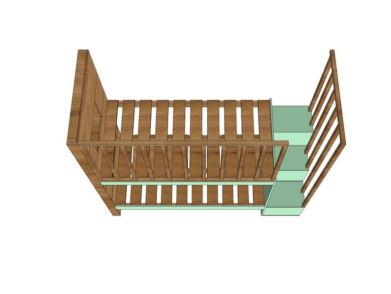Step-by-step DIY plan for a minimalist built-in bunk bed for twin-size mattresses (38"x75" & 90x200 cm). Includes printable PDF woodworking instructions, cut list, and tools needed. Beginner-friendly digital file for modern furniture building