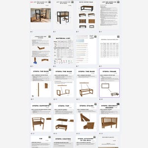 Step-by-step DIY plan for a minimalist built-in bunk bed for twin-size mattresses (38"x75" & 90x200 cm). Includes printable PDF woodworking instructions, cut list, and tools needed. Beginner-friendly digital file for modern furniture building.