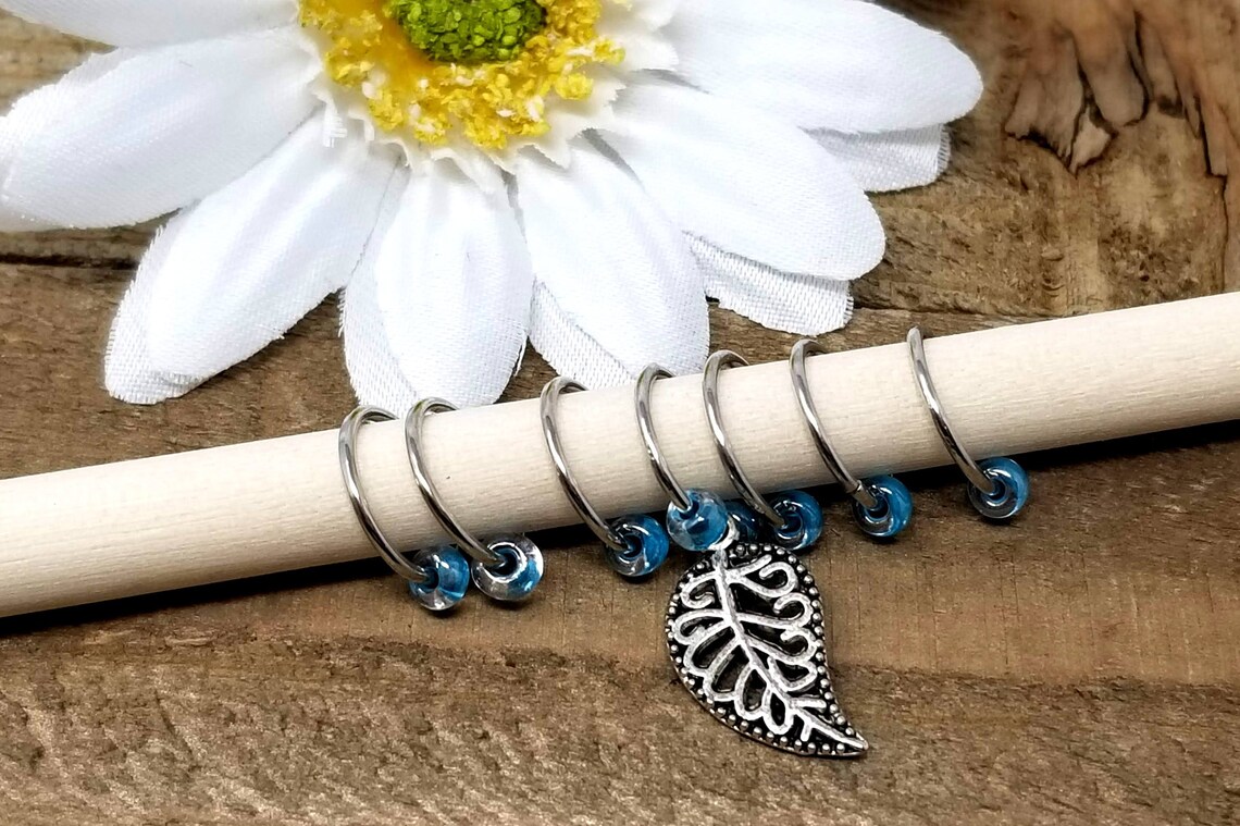 Blue Beaded Hair Rings Loc Braid Rings Beaded Braid Hair Etsy