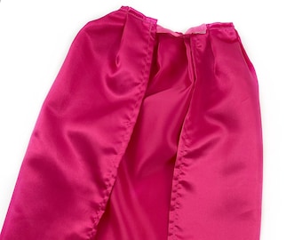 Child's Pink Satin Cape, Superhero, Princess, Prince, Knight, King, Prince, Magician, Wizard