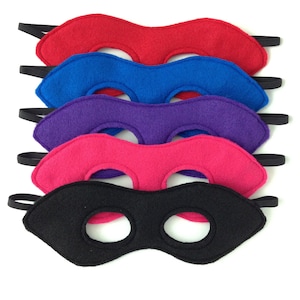 Felt Superhero Mask for Kids – Handmade, Eco-Friendly Dress-Up for Halloween, Birthday Parties, or Pretend Play