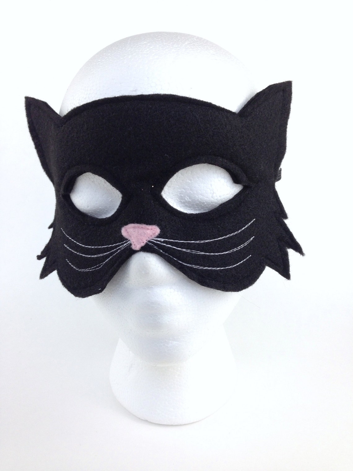 Child's Felt Cat Mask THREE COLORS AVAILABLE Etsy