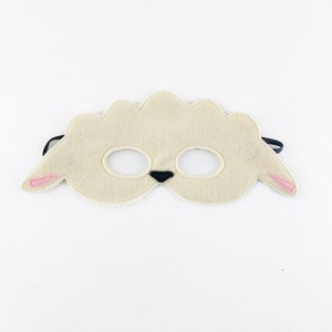 Felt Sheep Mask for Kids – Handmade Eco-Friendly Lamb Costume for Halloween, Dress-Up, or School Plays