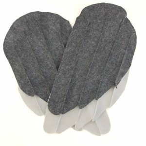 Large Felt Bird Wings: Handmade Costume for Kids Ages 6-10