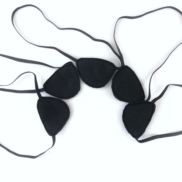 Pirate Eye Patch, Party Pack of 5, halloween costume, pirate costume, birthday party favor