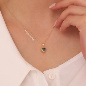 14k Gold Evil Eye Necklace, Evil Eye Pendant, Dainty Evil Eye Jewelry, Turkish Blue Evil Eye, Minimalist Necklace, Protection Necklace