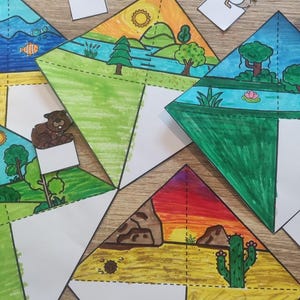 Craftivity: Habitat Triorama for Kids Science Craft Activity Diorama - Etsy