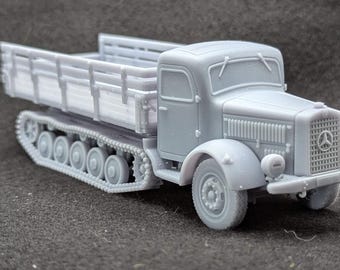 Mercedes L4500A WW2 3D Printed Tabletop Gaming Miniature - Unpainted Historical Model