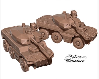28mm World War 2- Resin Printed-  EBRC Jaguar - 28mm-France