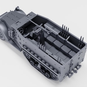 28mm World War 2-Resin Printed M5 Half-track (US, WW2)