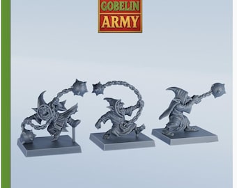 Fantasy World Goblin Army- Goblin Fanatics -6 Pack