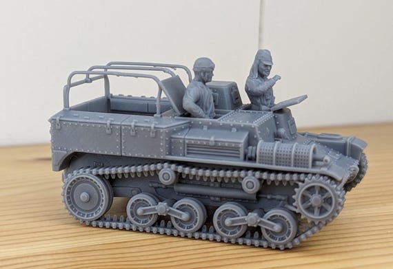 28mm World War 2- Resin Printed Vehicle Type 98 So-da Carrier 28mm World War 2- Resin Printed Vehicle Type 98 So-da Carrier
