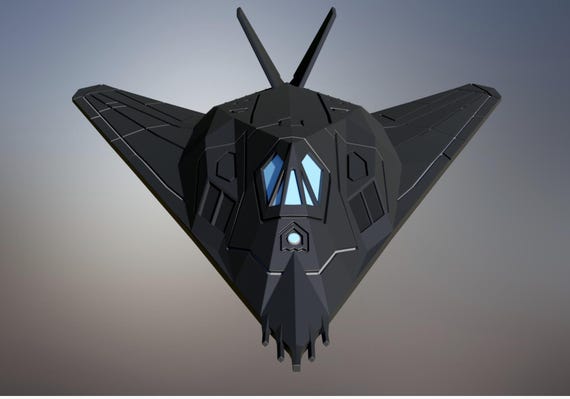 1:200 Scale Resin Printed F-117A Nighthawk (stealth) - Etsy