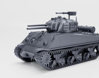 Tabletop Minis | United States M4A3R3 Sherman Zippo Tank