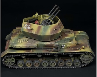28mm World War 2-Resin Printed Flakpanzer IV «Wirbelwind (Germany, WW2)