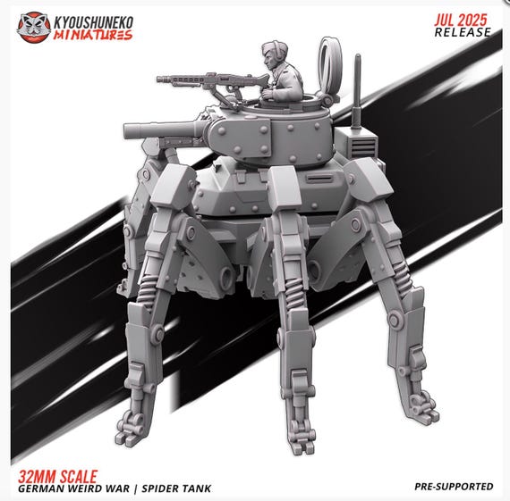 Modern Weird War-light Ambush Walker - German Weird War | Spider